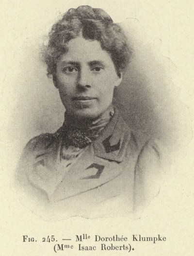 Ms. Dorothee Klumpke (Mrs. Isaac Roberts) (gravering) av French School