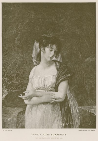 Fru Lucien Bonaparte av French School
