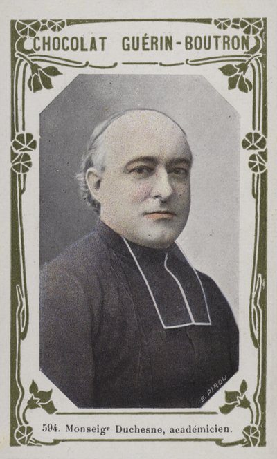 Monseigneur Duchesne, academicien (farget bilde) av French School