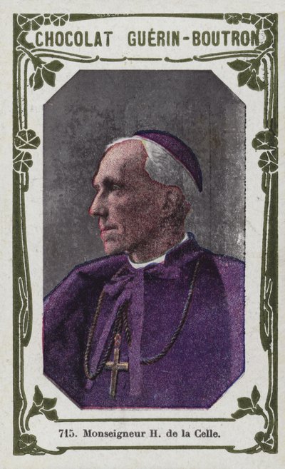 Monsignor H de la Celle (farget bilde) av French School