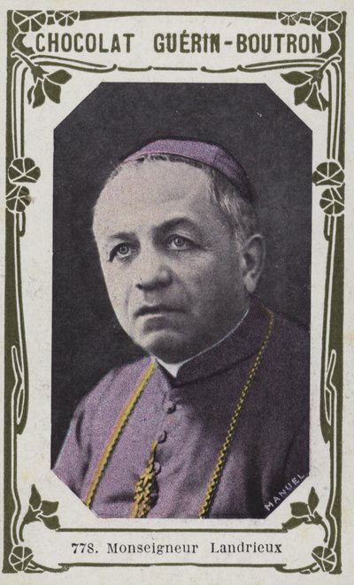 Monseigneur Landrieux (farget bilde) av French School