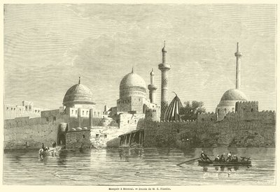 Mosquee a Mossoul (gravering) av French School