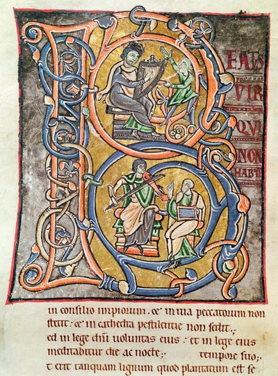 Ms 3 fol.255 Historikert initial 