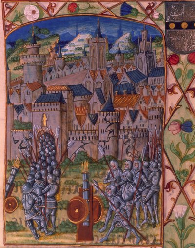 Ms. Royal 20 E.III fol.152v The Capture of Evreux, fra 