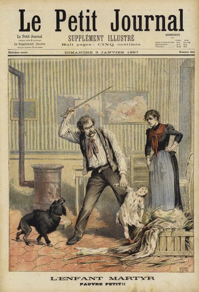 Drap på et lite barn, Frankrike, 1897 av French School