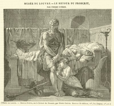 Louvre-museet, Marcus Sextus eller de forbudte tilbake (gravering) av French School