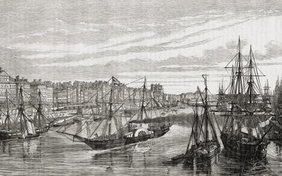 Nantes, Frankrike, på 1700-tallet, fra 