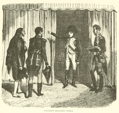 Napoleon irettesetter Morla (gravering) av French School