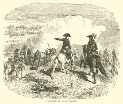 Napoleon ved Tabor-fjellet (gravering) av French School