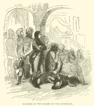 Napoleon i konvensjonens galleri (gravering) av French School