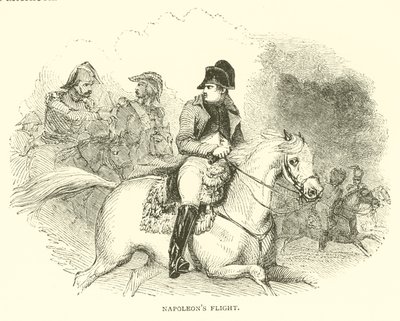 Napoleons flukt (gravering) av French School