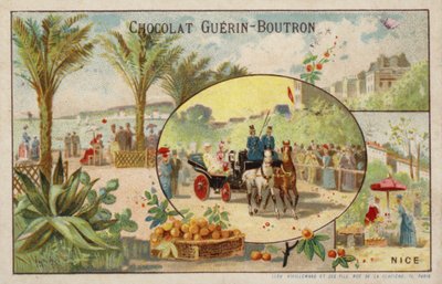 Nice (chromolitho) av French School