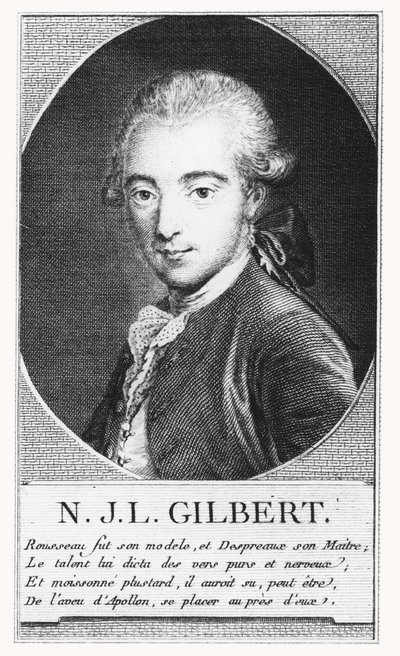 Nicolas J. Gilbert (gravering) av French School