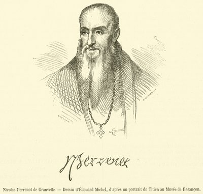 Nicolas Perrenot de Granvelle (gravering) av French School