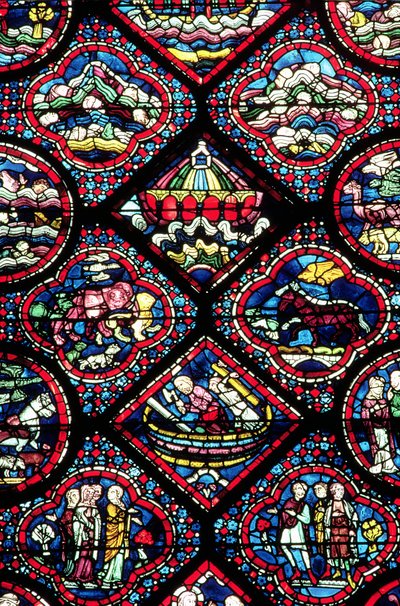 Noahs Ark-vindu, 1200-tallet av French School