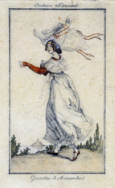 Norman tradisjonell drakt: Grisette d