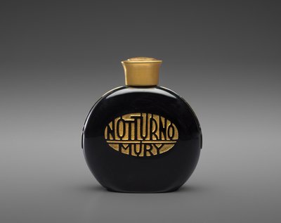 Notturno, ca. 1930 (glass, voks, tråd, plast, papir, metall og silke) av French School