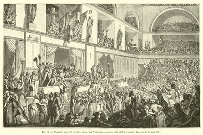 Ny konferansesal, ved Tuileriene, tidligere maskinrom, dag 20. mai 1795 av French School