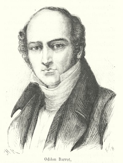 Odilon Barrot (gravering) av French School