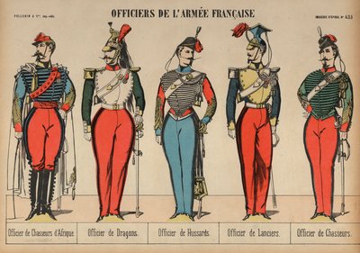 Offiserer fra den franske hæren av French School