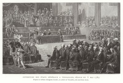 Åpning av General Estates, Versailles, 5. mai 1789 av French School
