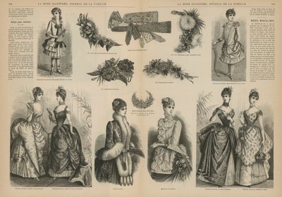 Side fra La Mode Illustree av French School