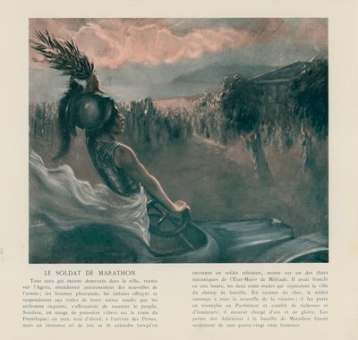 Side fra Panhard & Levassor-katalogen (farge litho) av French School
