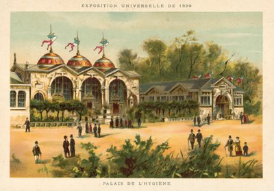 Hygienepalasset, universell utstilling 1889, Paris av French School