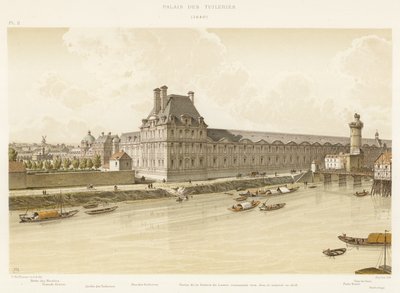 Tuileries-palasset, 1640 av French School