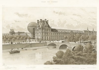 Tuileries-palasset, 1879 av French School