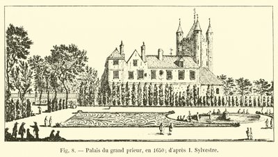 Grand Prior-palasset, i 1650; etter I Sylvester av French School