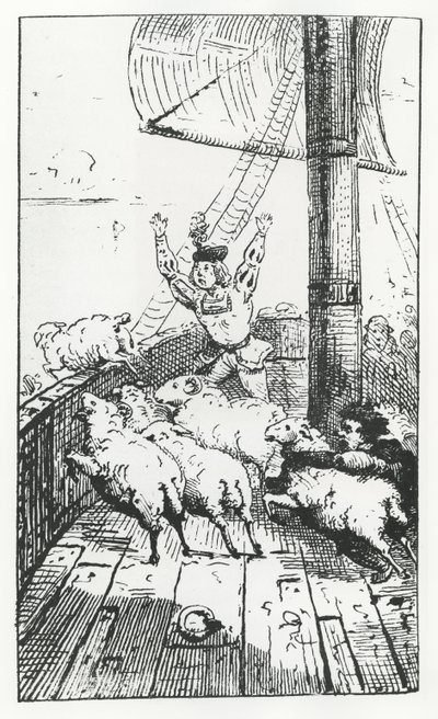 Panurges sauer, illustrasjon fra 