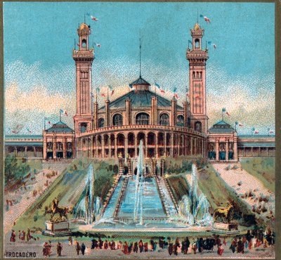 Paris. Verdensutstillingen fra 1889: Trocadero. av French School