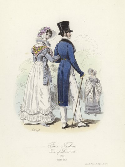 Paris-moter, tiden til Louis XVIII av French School