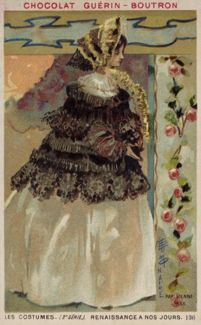Parisisk mote, 1855 av French School