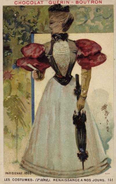 Parisisk mote, 1893 av French School