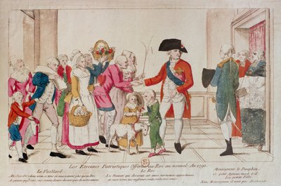 Patriotiske nyttårsgaver tilbudt til kongen i 1790 av French School