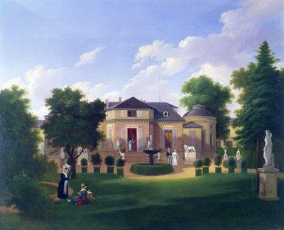Paviljongen til Folie-Beaujon i Paris, ca. 1830 av French School