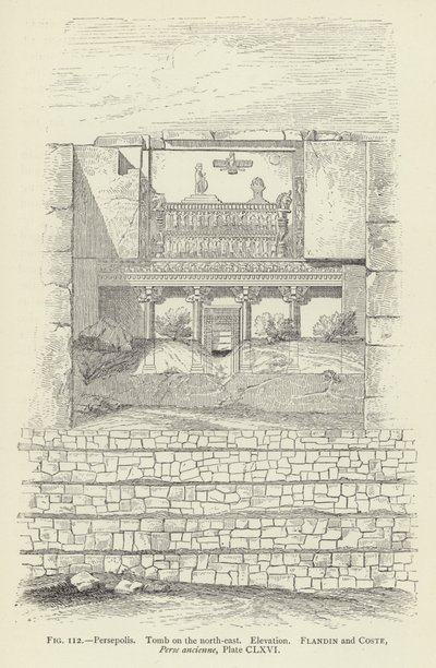 Persepolis, grav i nordøst, høyde av French School