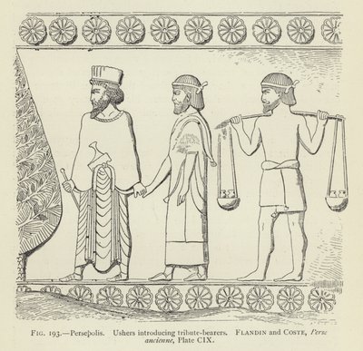 Persepolis, Ushers introduserer hyllestbærere av French School