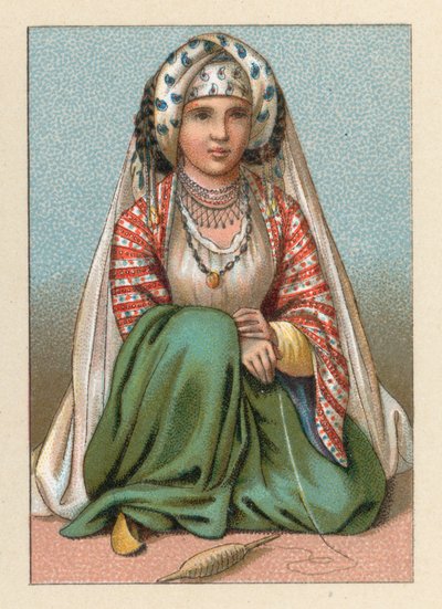 Persia kostyme av French School