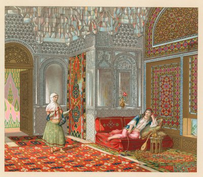 Persia kostyme av French School