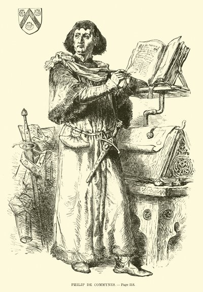 Philip de Commynes av French School