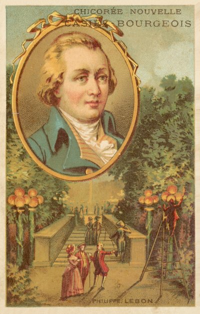 Philippe Lebon , fransk ingeniør og kjemiker (chromolitho) av French School