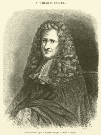 Pierre Corneille (gravering) av French School