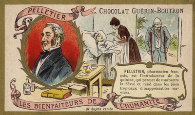 Pierre Joseph Pelletier , fransk kjemiker (chromolitho) av French School