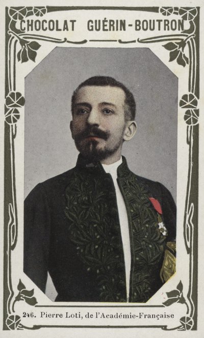 Pierre Loti, fra Academie-Francaise (farget bilde) av French School