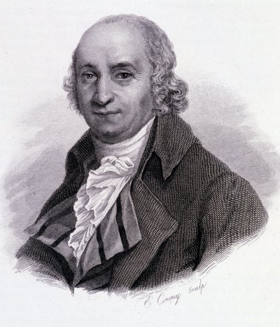 Pierre Samuel Dupont de Nemours (1739-1817) - i "" Portretter av nyttige menn"" av French School