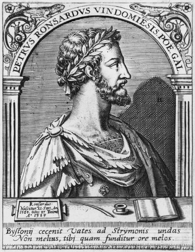 Pierre de Ronsard (1524-85) av French School