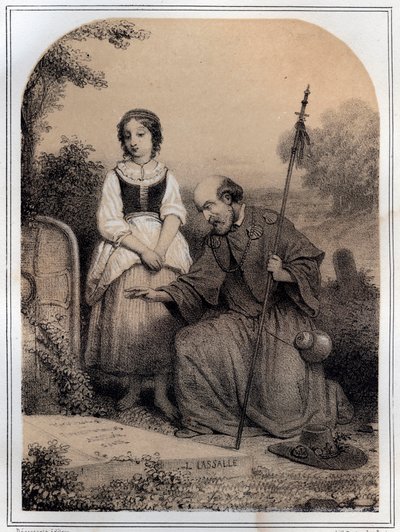 Eremitten Peter (1050-1115), fransk religiøs - Gravering i "" LE SOURIES DE MON ONCLE MEMORIES ET RECITTS DE Voyages" av MORING MICHEL - Slutten av 1800-tallet av French School